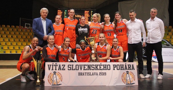 Slovenský pohár žien pre MBK Ružomberok, bronz berú Young Angels Košice